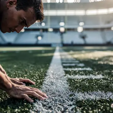 Baltimore Ravens offensive linemen in formation during 2025 NFL season practice at M&T Bank Stadium