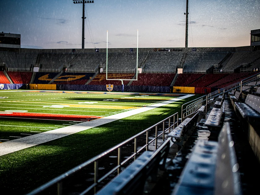 Caleb Williams in Chicago Bears uniform preparing to throw during 2026 NFL offseason roster changes