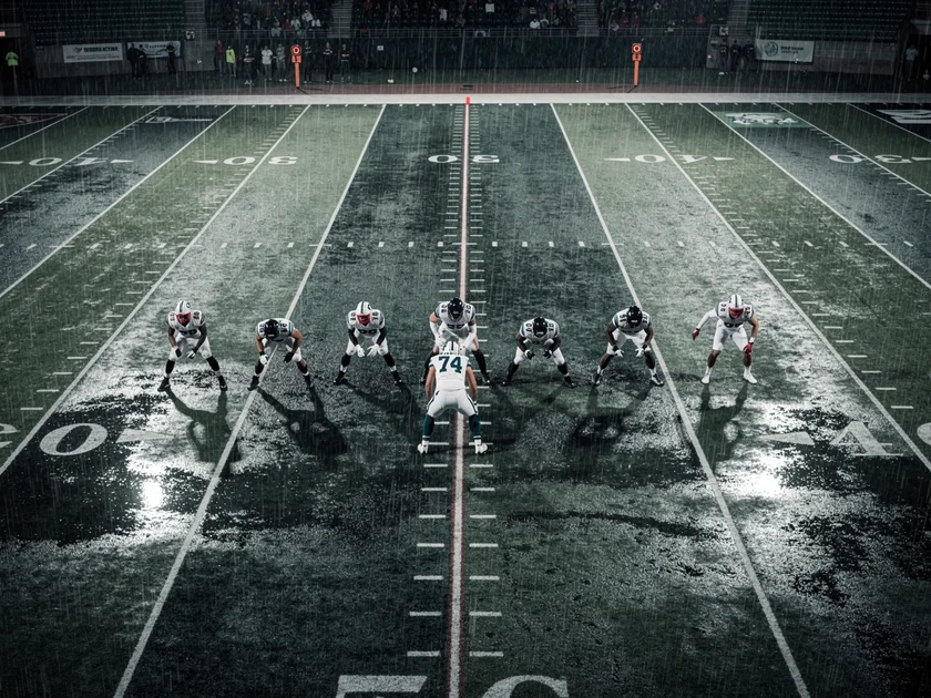 Los Angeles Chargers pass rusher Khalil Mack in uniform during an NFL game in 2026