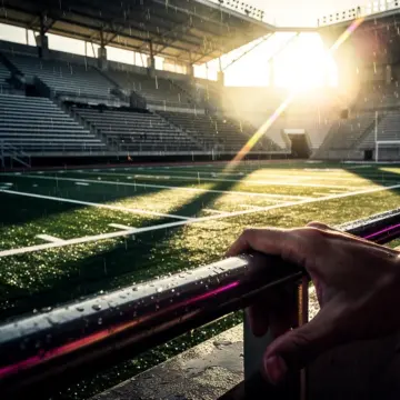 Chicago Bears linebacker position on the field during an NFL game, with Bears helmet visible