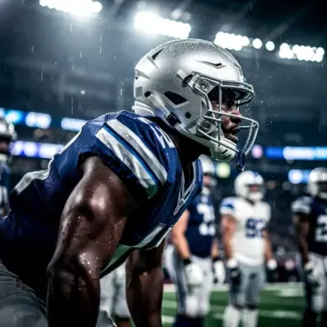 DK Metcalf in Seattle Seahawks uniform representing Pittsburgh Steelers wide receiver depth debate i