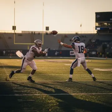 Drake Maye in New England Patriots uniform preparing to throw a pass during NFL offseason 2026