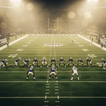 Jalen Hurts in Eagles uniform on the sideline during an NFC East divisional game in 2025