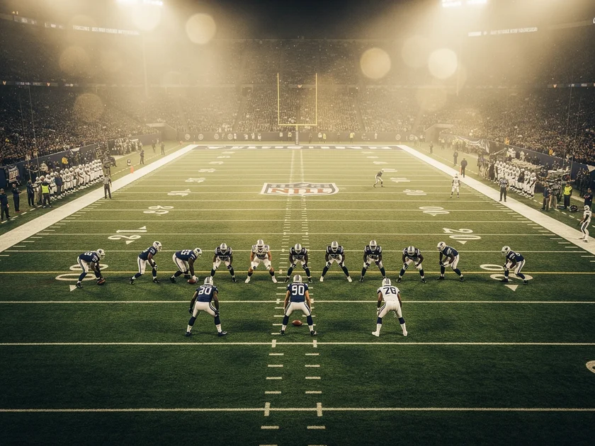 Jalen Hurts in Eagles uniform on the sideline during an NFC East divisional game in 2025