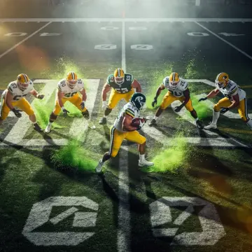 Los Angeles Rams wide receiver Puka Nacua running a route during a 2025 NFL regular season game