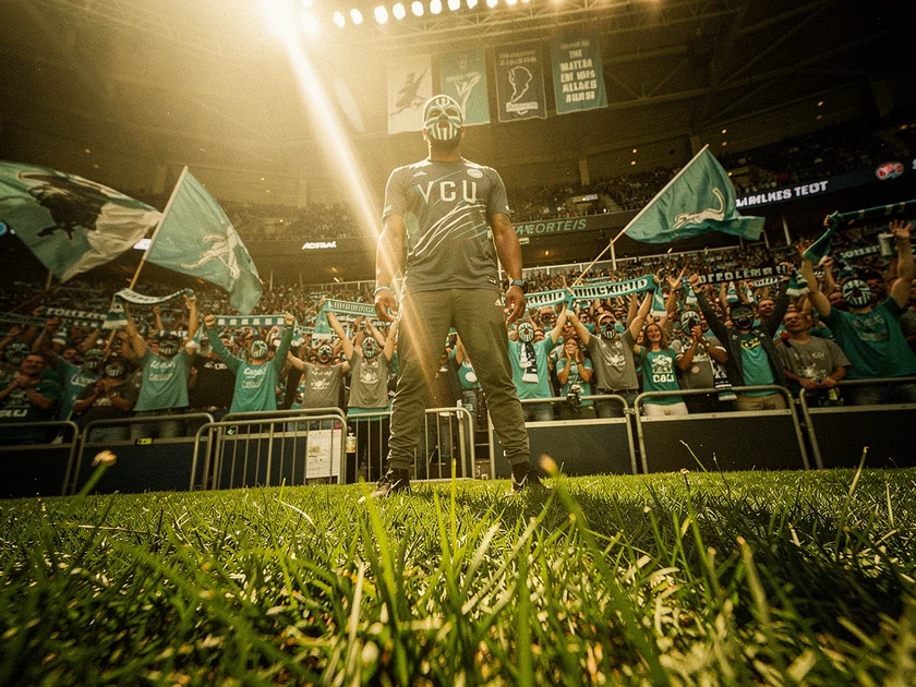 Nick Bosa of the San Francisco 49ers in pass rush stance during an NFL game in 2025