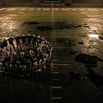 New England Patriots helmet on field amid A.J. Brown Eagles trade rumors in 2026 offseason