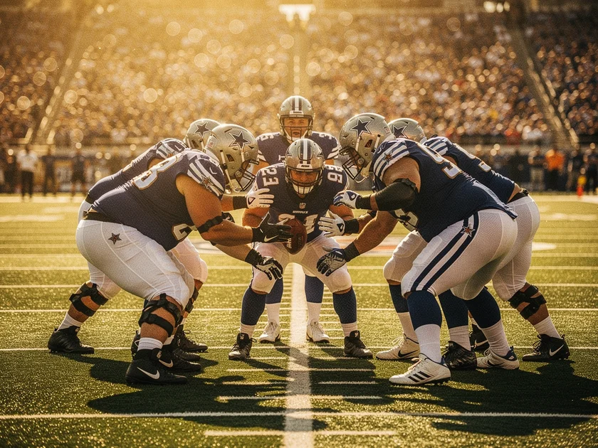 Baltimore Ravens offensive lineman Tyler Linderbaum in uniform during an NFL game