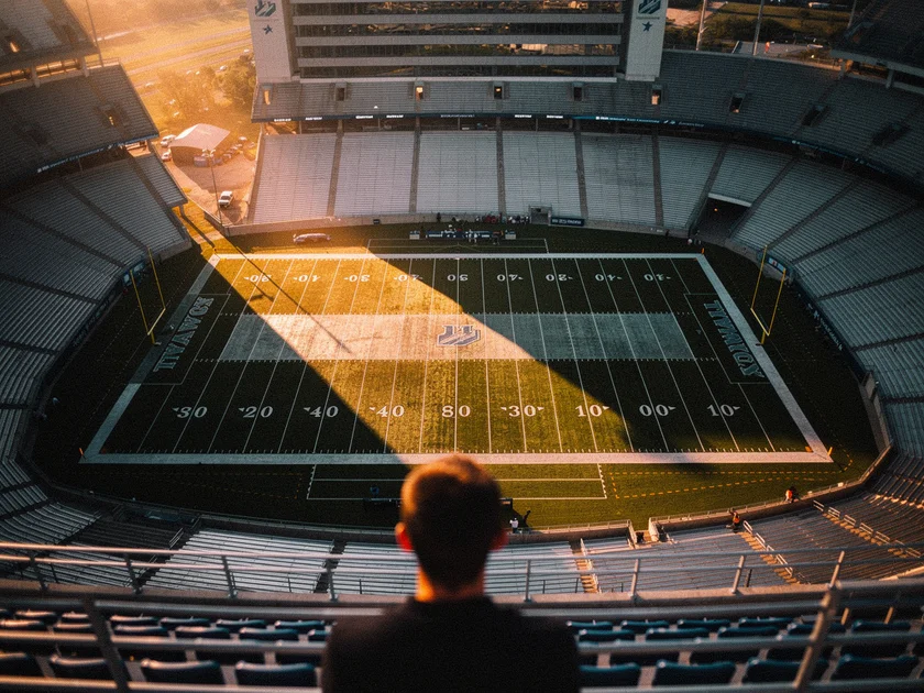 Tampa Bay Buccaneers offensive lineman in pass protection during an NFL game at Raymond James Stadiu