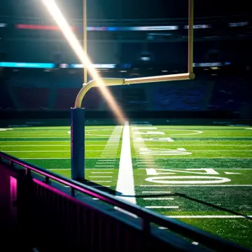 Tennessee Titans offensive linemen in formation at Nissan Stadium during an NFL game