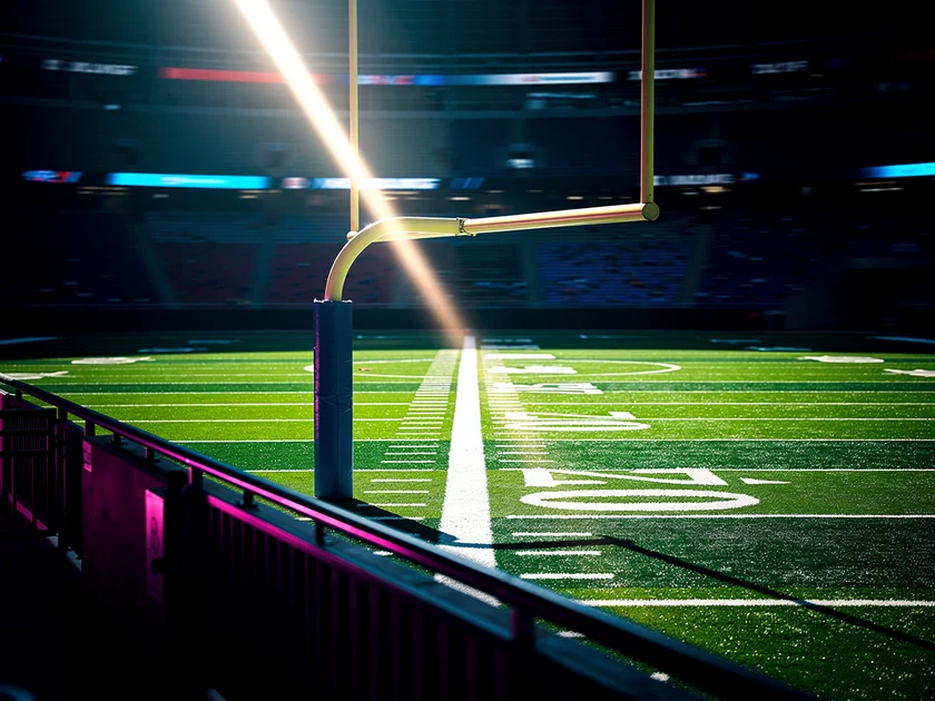 Tennessee Titans offensive linemen in formation at Nissan Stadium during an NFL game
