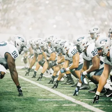 Cleveland Browns wide receiver running a route at FirstEnergy Stadium during 2026 NFL offseason workouts